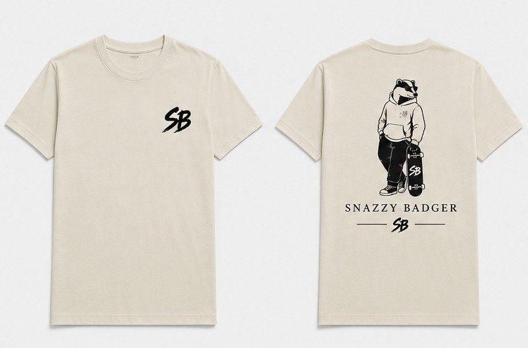 Badger Tee — Oat