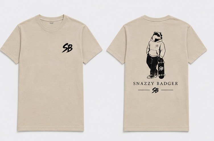Badger Tee — Sand